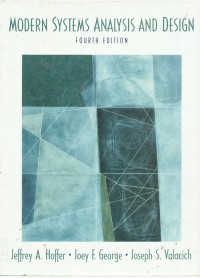 Image of Modern Systems Analaysis and Design