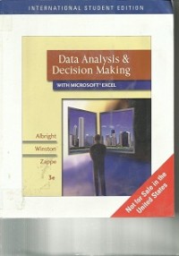 Image of data analysis and decision making with microsoft excel