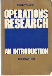 Image of Operations research an introduction
